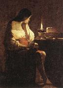 LA TOUR, Georges de, Magdalen of Night Light f